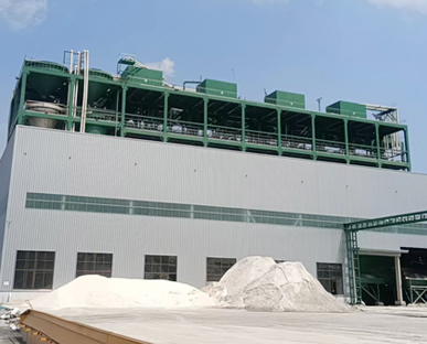 Silica zandverwerkingsinstallatie